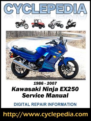 cover image of Kawasaki Ninja EX250 1986-2007 Service Manual